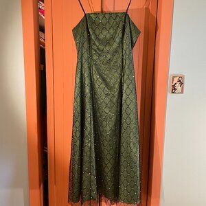 Gorgeous green sequined party dress - like a mermaid!
